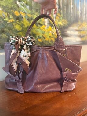 Kooba Leather Tote | Slouchy | Large | Top Handle | Butter Soft | Y2K | Spring 🌼